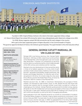 George C. Marshall Fact Sheet