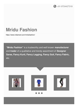 Mridu Fashion