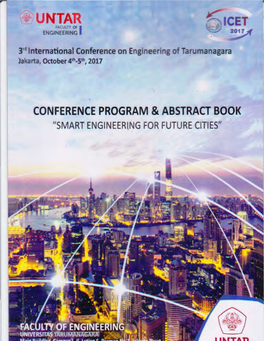 3Rd International Conference on Engineering of Arumanagara Ja Arta, October 4Th.Sth, 2017