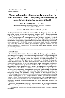 Numerical Solution of Free-Boundary Problems in Fluid Mechanics. Part 2