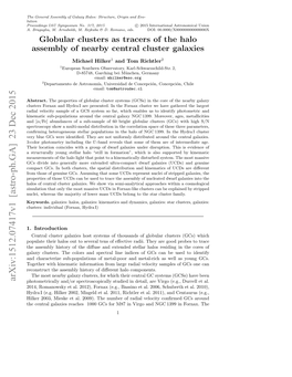 Globular Clusters As Tracers of the Halo Assembly of Nearby Central Cluster Galaxies