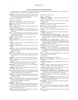 ORCHIDACEAE 2 Glossary of Botanical Terms Used in The