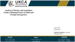 Analysis of Merger and Acquisition Trends of Banking Sectors in India and Its Legal Consequences