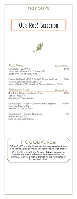 Chicago Wine List