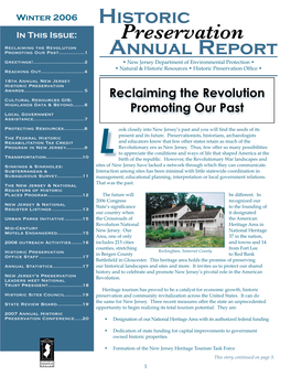 Historic Preservation Annual Report