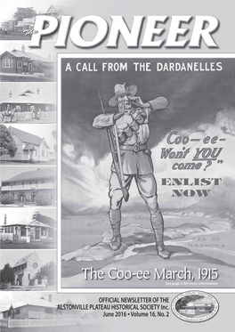 The Coo-Ee March, 1915 See Page 3 for More More Information