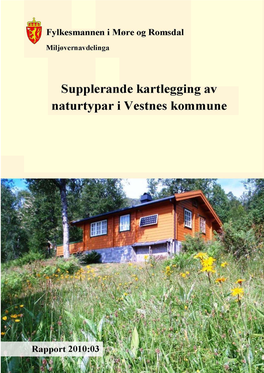 Supplerande Kartlegging Av Naturtypar I Vestnes Kommune