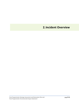 Deepwater Horizon Oil Spill Final Programmatic Damage Assessment