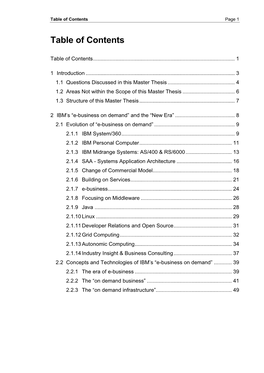 A Holistic Analysis of IBM's 