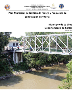 Plan Municipal De Gestión De Riesgo Y Propuesta De Zonificación Territorial