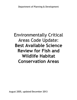 Seattle Aquatic Environment 3-42