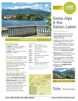 Swiss Alps & the Italian Lakes