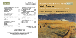 Violin Sonatas