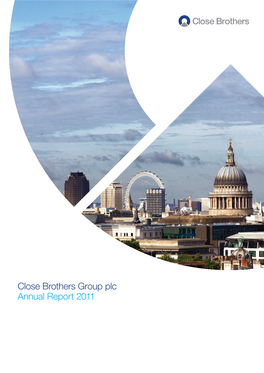 Close Brothers Group Plc Annual Report 2011