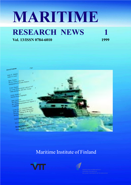 RESEARCH NEWS 1 Vol