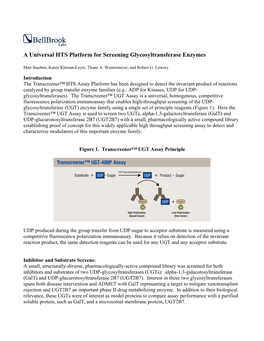 A Universal HTS Platform for Screening Glycosyltransferase Enzymes