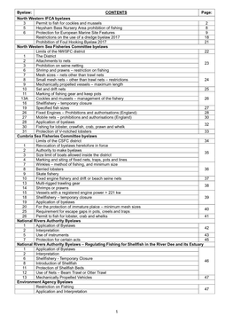 NWIFCA Byelaws May 2018