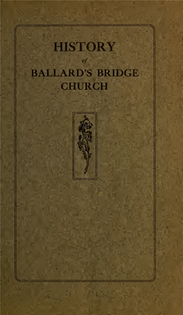 History of Ballard's Bridge Church