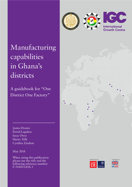 Manufacturing Capabilities in Ghana's Districts