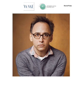 David Wain DAVID WAIN