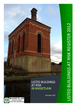 Listed Buildings at Risk in Bassetlaw 2012