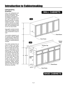 Cabinetmaking Simplified Every Year Professional and WALL CABINETS Amateur Woodworkers Build Thousands of Cabinets