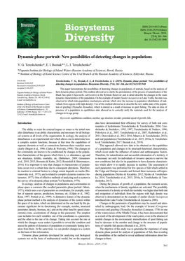 Diversity Doi: 10.15421/011948