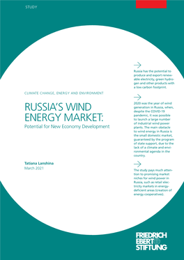 Russia's Wind Energy Market
