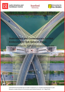 State History and Contemporary Conflict: Evidence from Sub-Saharan Africa