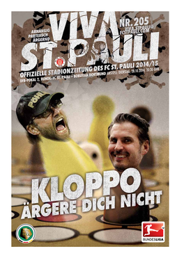 DFB-Pokal 2. Runde: FC St. Pauli – Borussia Dortmund Anstoss