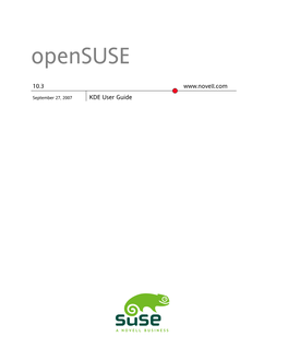 Opensuse Documentation