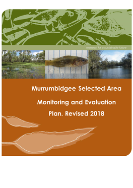 Murrumbidgee Selected Area Monitoring and Evaluation Plan