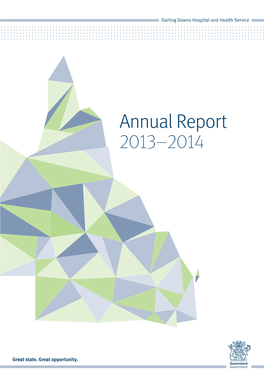 Darling Downs Hospital and Health Service Annual Report 2013-14