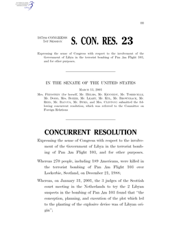 S. Con. Res. 23