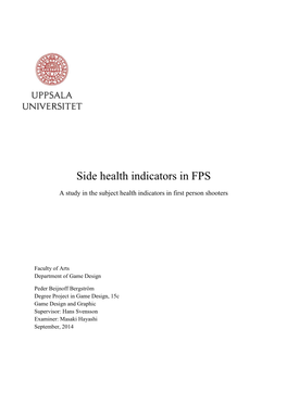 Side Health Indicators in FPS