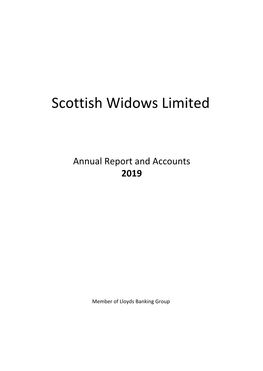 Scottish Widows Limited Annual Report