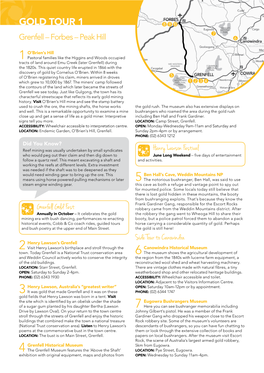 GOLD TOUR 1 Grenfell – Forbes – Peak Hill