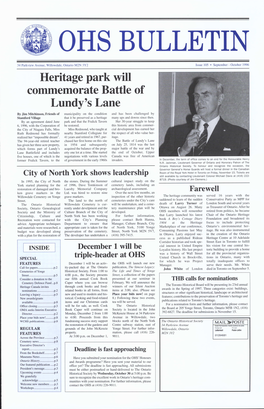 September – October 1996 OHS Bulletin