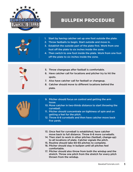 Bullpen Procedure