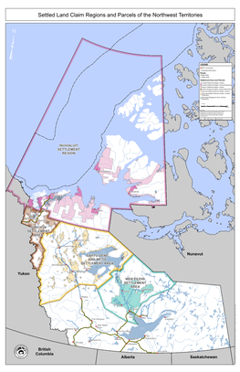 Settled Land Claim Regions and Parcels of the Northwest Territories