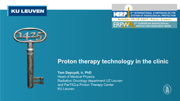 Proton Therapy Technology in the Clinic