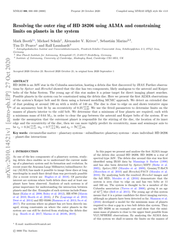 Resolving the Outer Ring of HD 38206 Using ALMA and Constraining Limits on Planets in the System