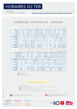 HORAIRES Lio TER