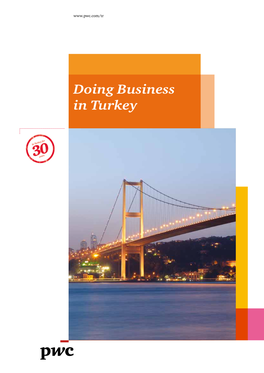 Doing Business in Turkey Contents