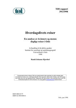 Hverdagslivets Reiser