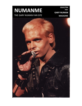 Numanme Gary Numan the Gary Numan Fan Site Magazine