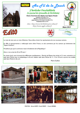 Bulletin Communal Mars 2015