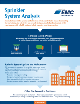 Sprinkler System Analysis