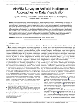 Survey on Artificial Intelligence Approaches for Data