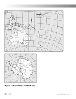 Physical Features of Oceania and Antarctica